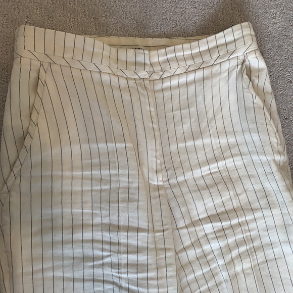 Whistles cream stripes linen pants - Picture 2 of 7